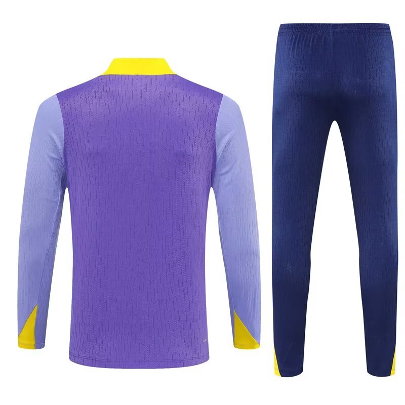 Atletico Madrid 2025/26 Purple Half-Zip Training Tracksuit Set