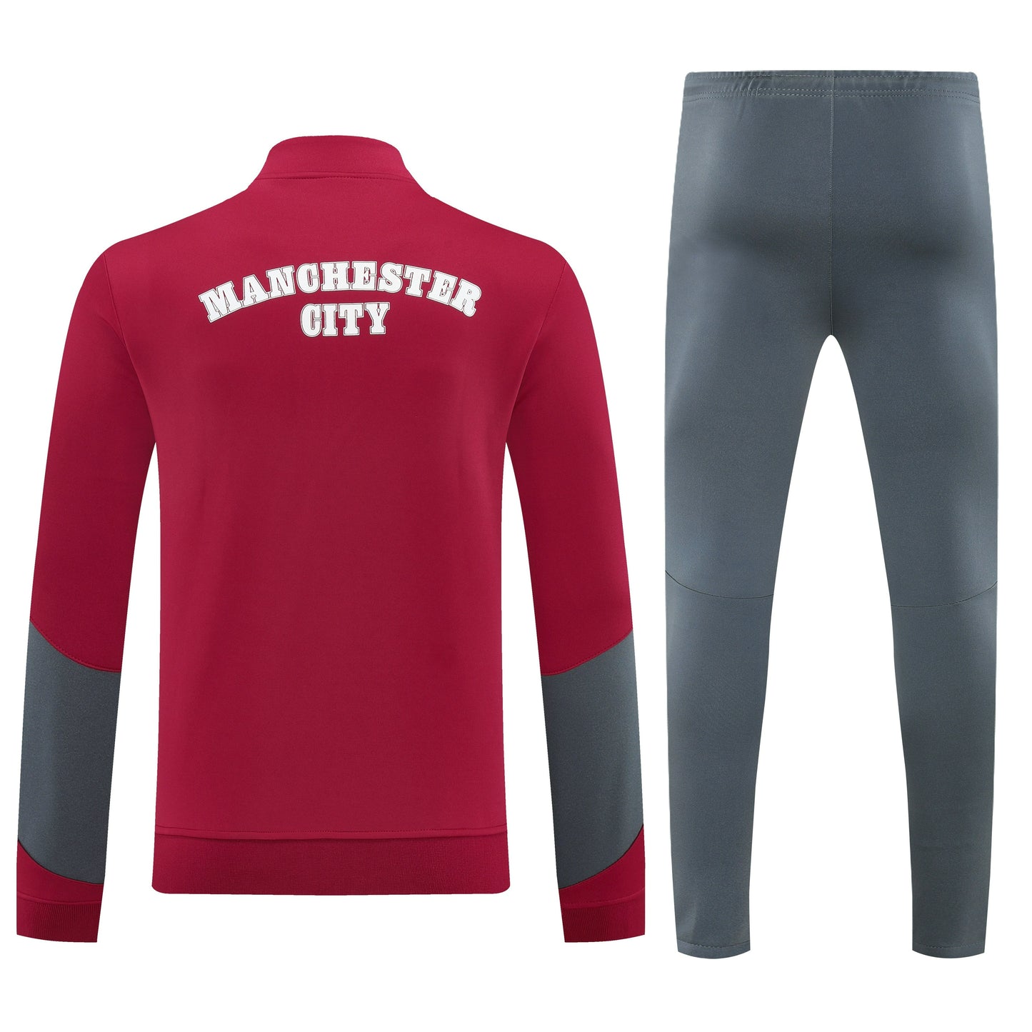 Manchester City 2025/26 Red Full-Zip Tracksuit Set
