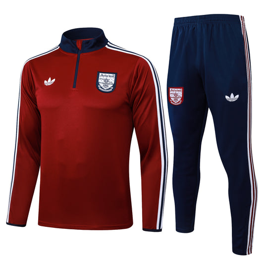 Arsenal 2025/26 Retro Originals Halfzip Tracksuit Set