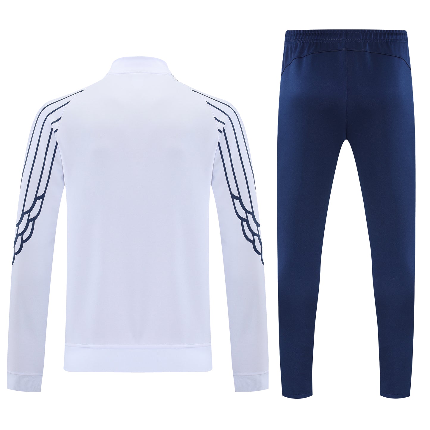 Paris 2025/26 White Full-Zip Tracksuit Set