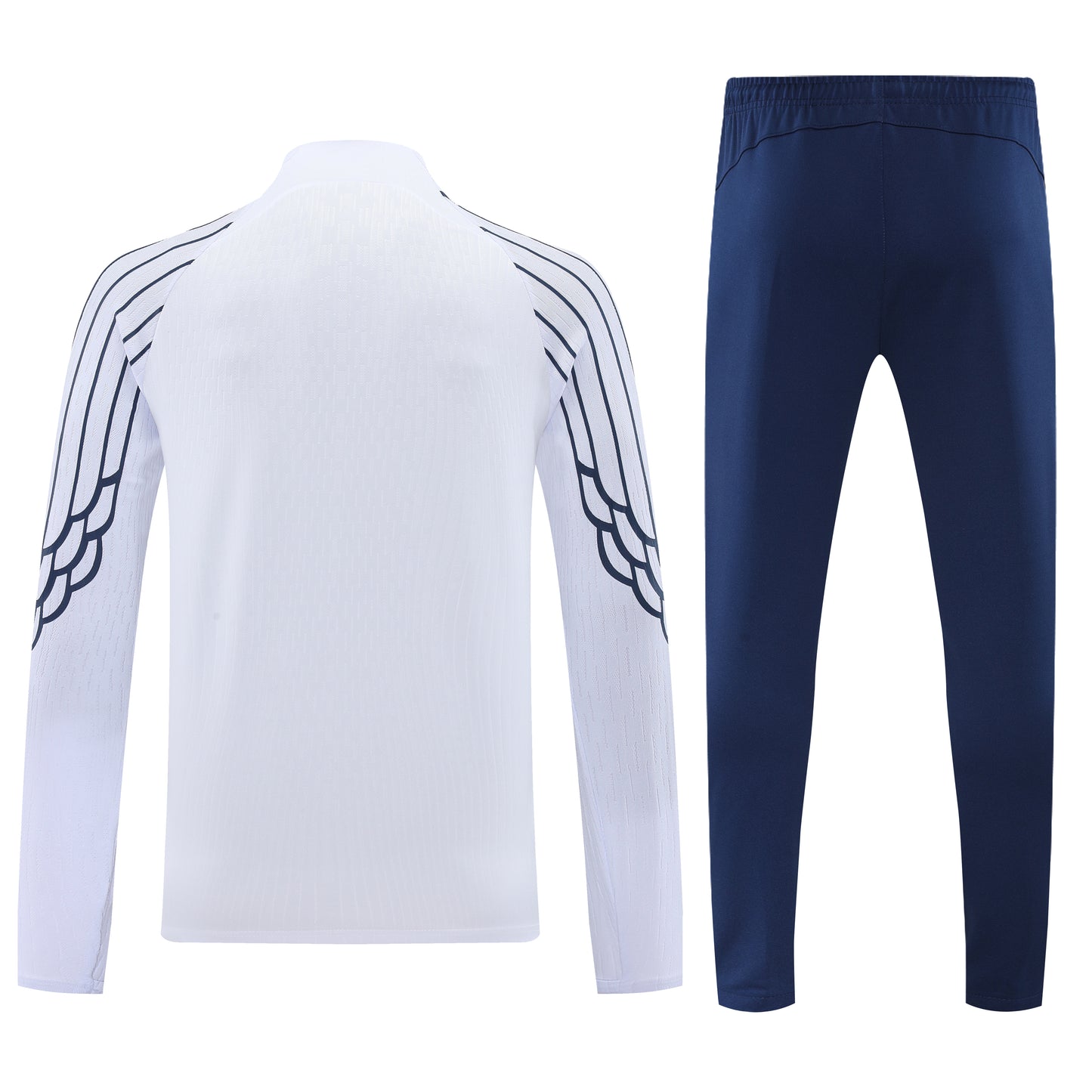 Paris 2025/26 White Half-Zip Training Tracksuit Set