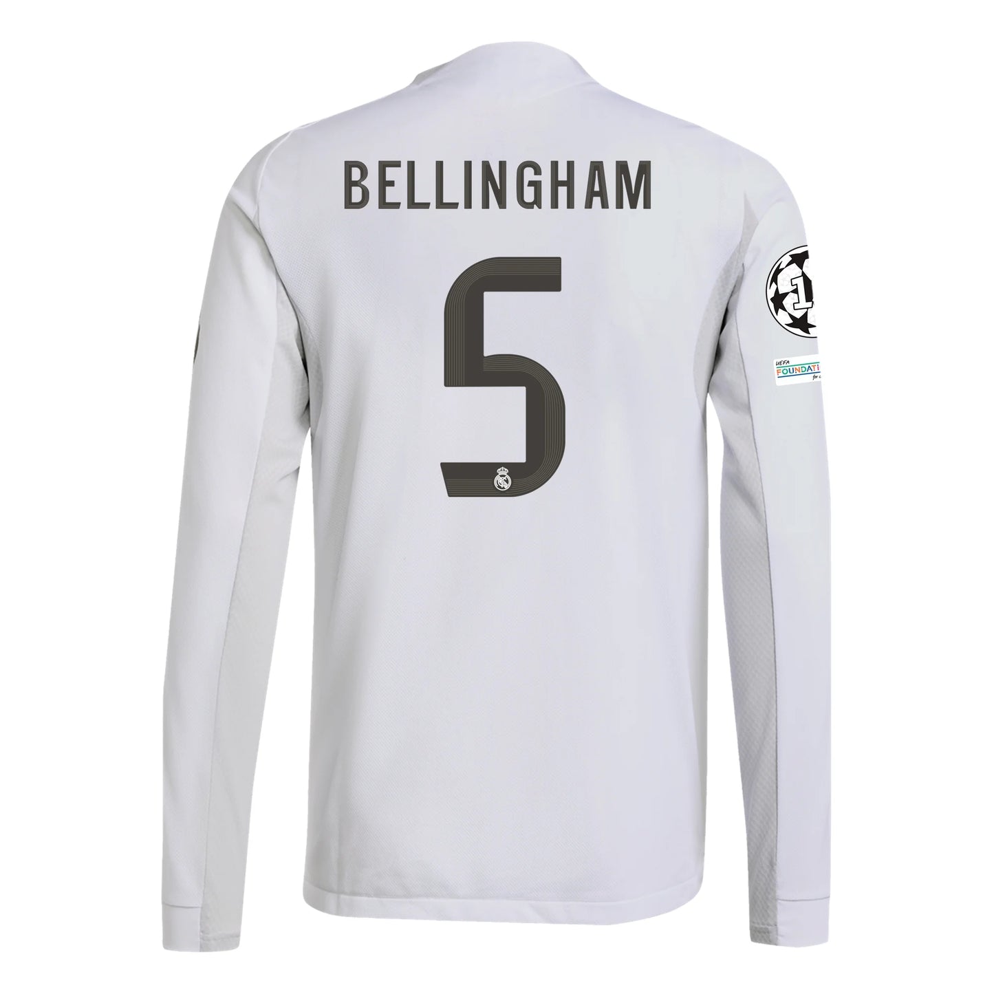 Real Madrid 2025/26 Home Player Version Long Sleeve Jersey