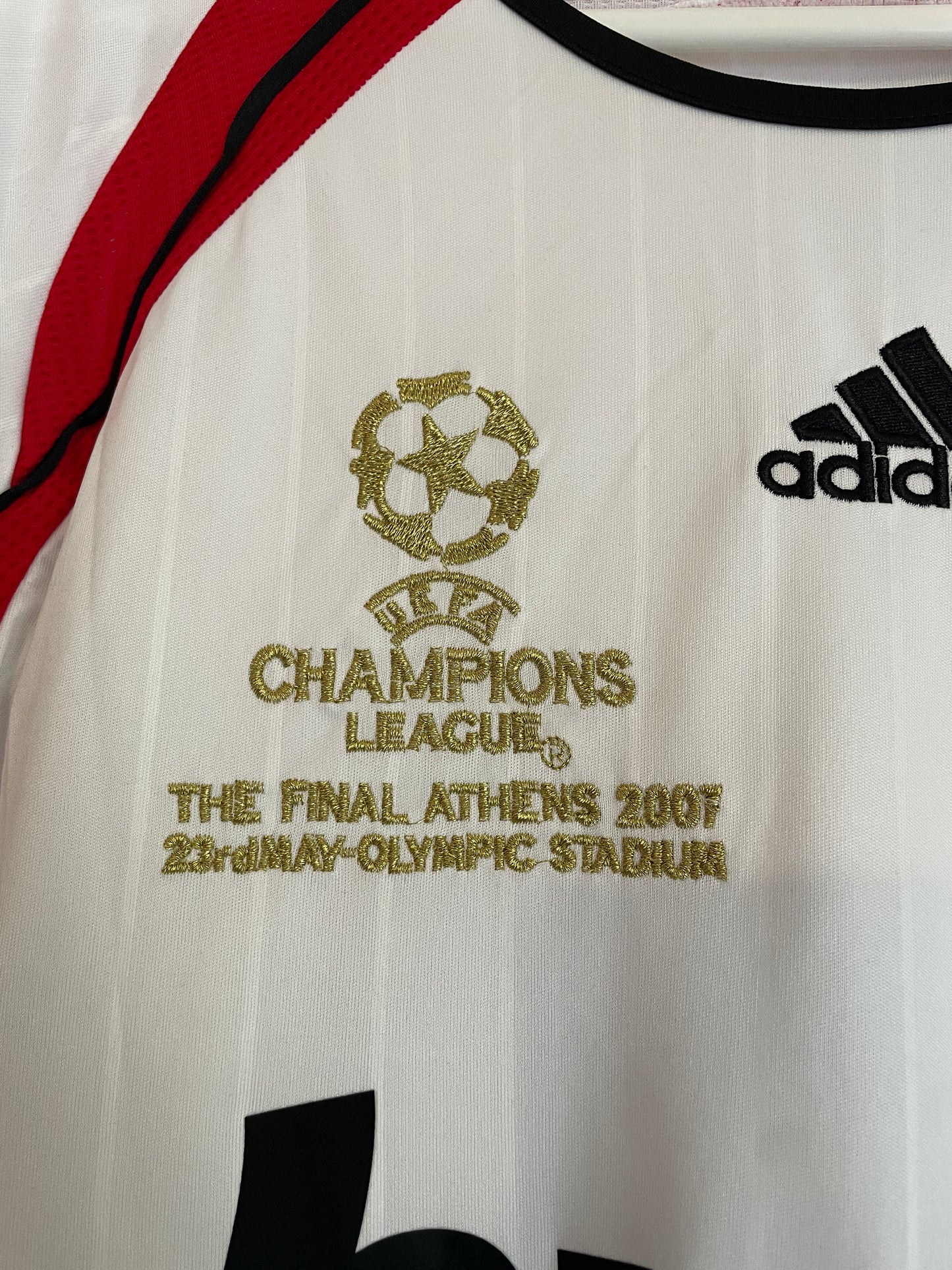AC Milan 2007 UCL Final Long Sleeve Jersey #22 KAKÁ (L)
