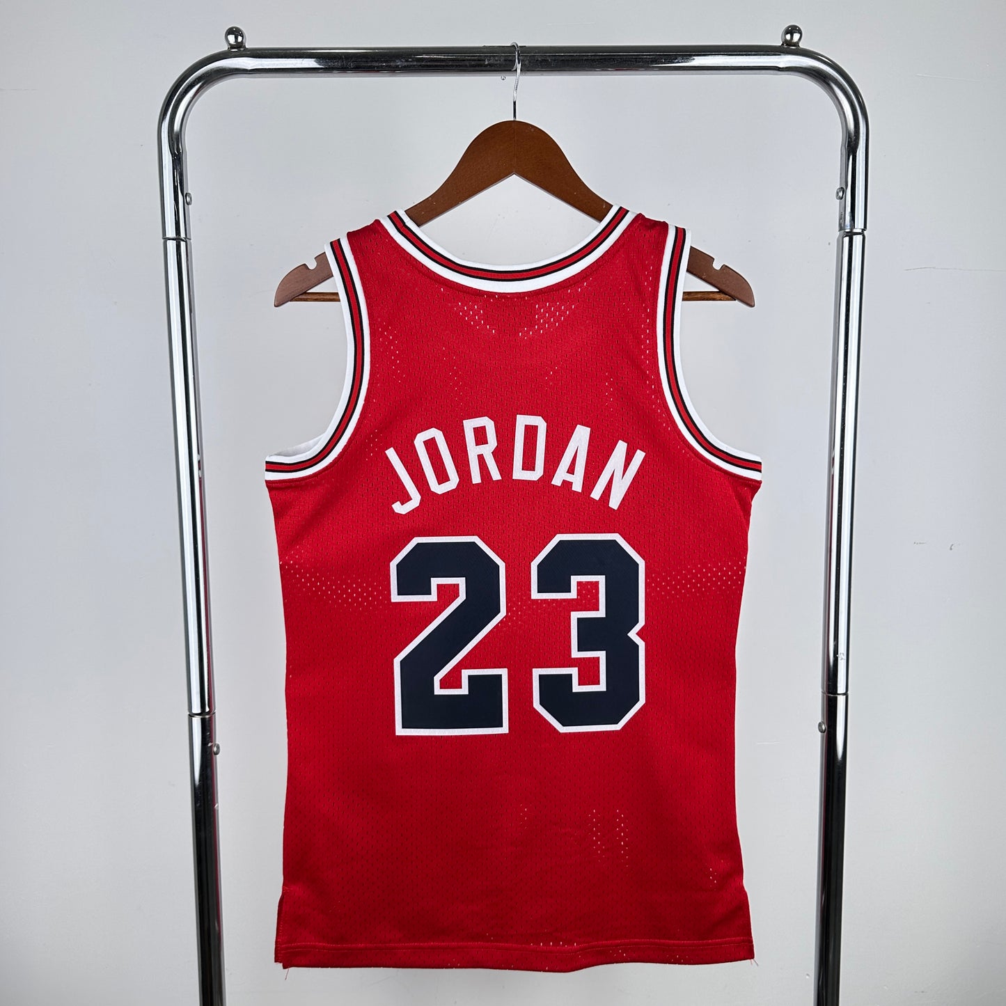 Chicago Bulls 1984-85 #23 Micheal Jordan Red Mitchell & Ness Swingman Jersey