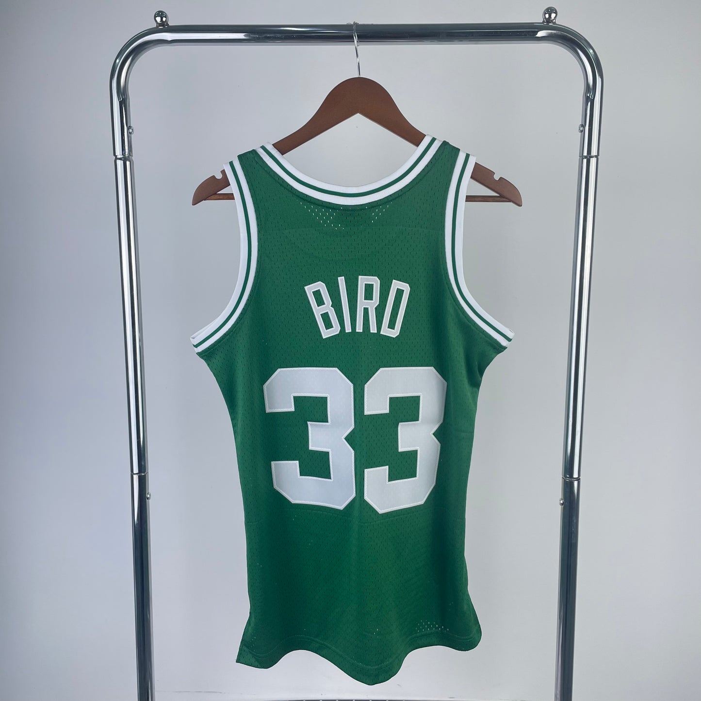 Boston Celtics 1985-96 Larry Bird Green Mitchell & Ness Swingman Jersey