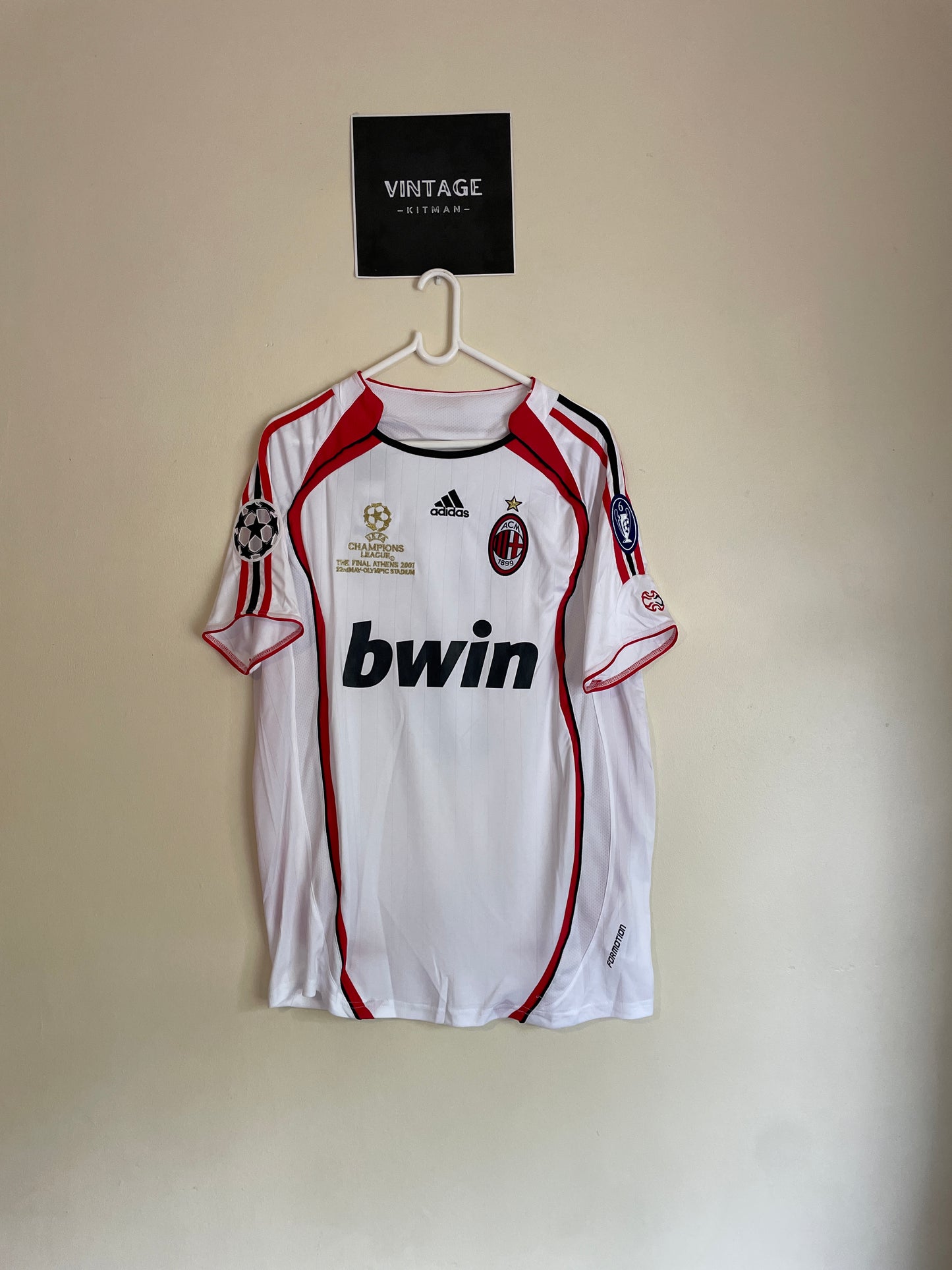 AC Milan 2007 UCL Final Jersey #3 MALDINI (XL)