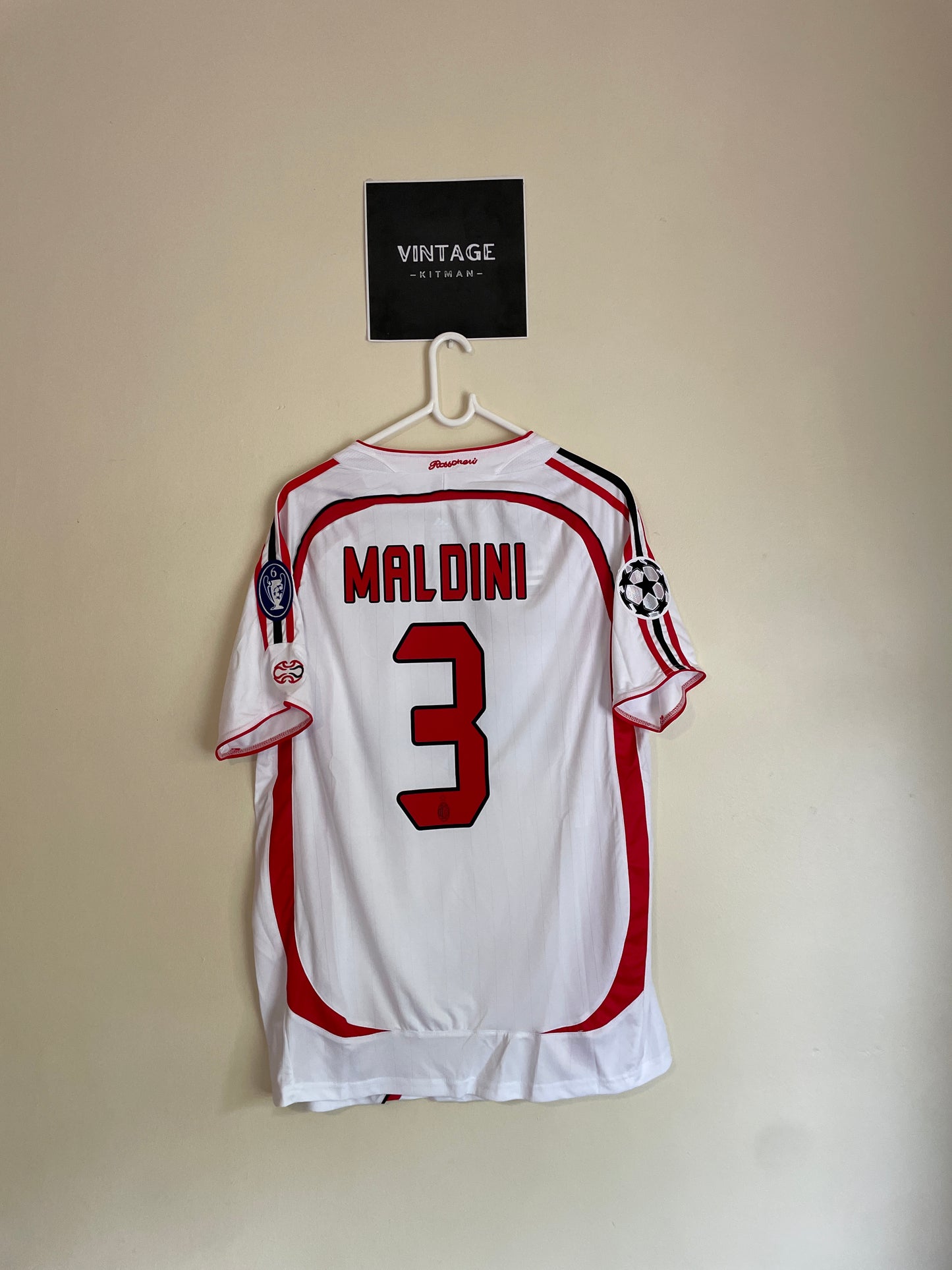 AC Milan 2007 UCL Final Jersey #3 MALDINI (XL)