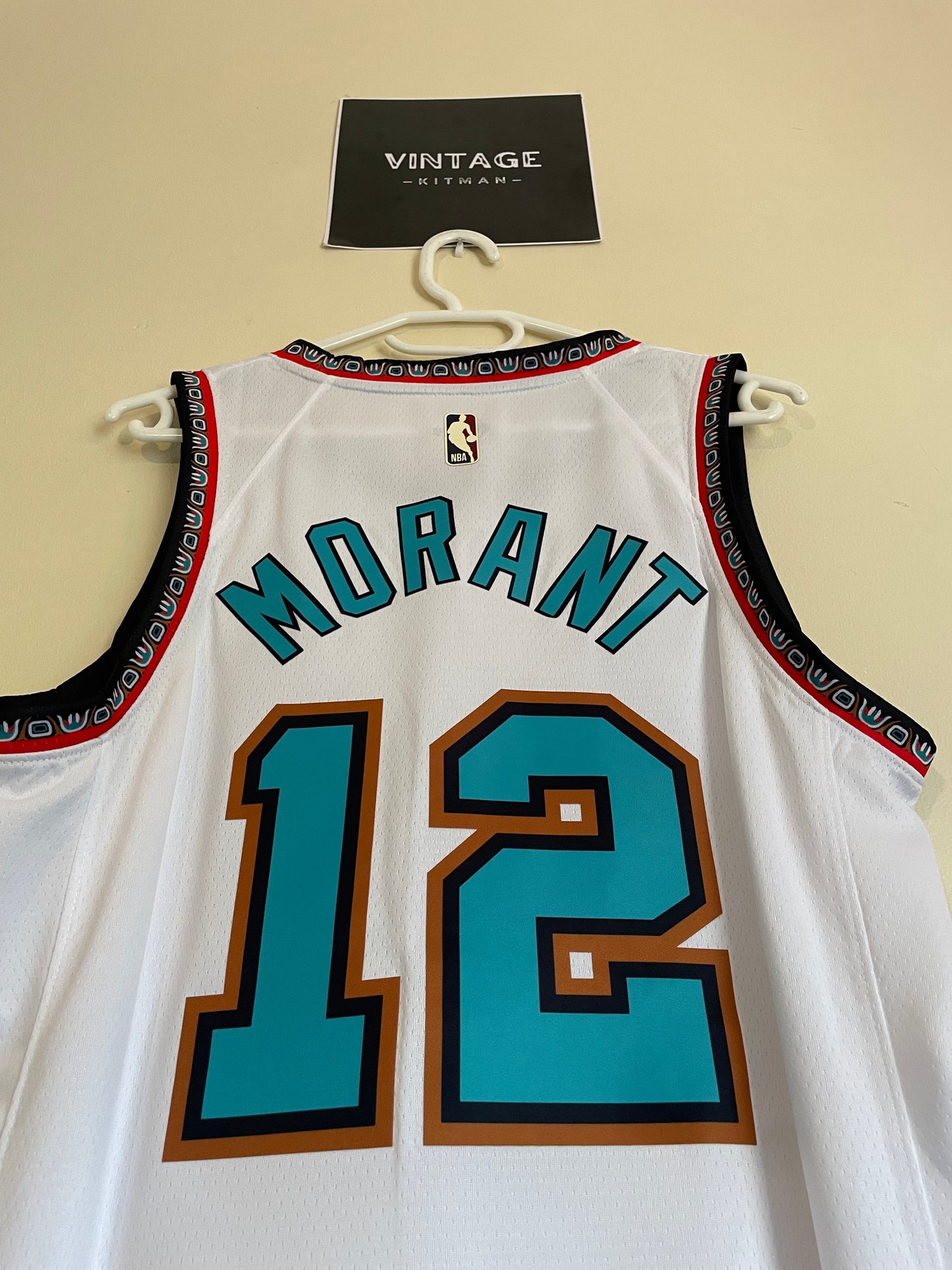 Ja MORANT #12 Memphis Grizzlies 2024/25 White Swingman Jersey - Classic Edition (M)