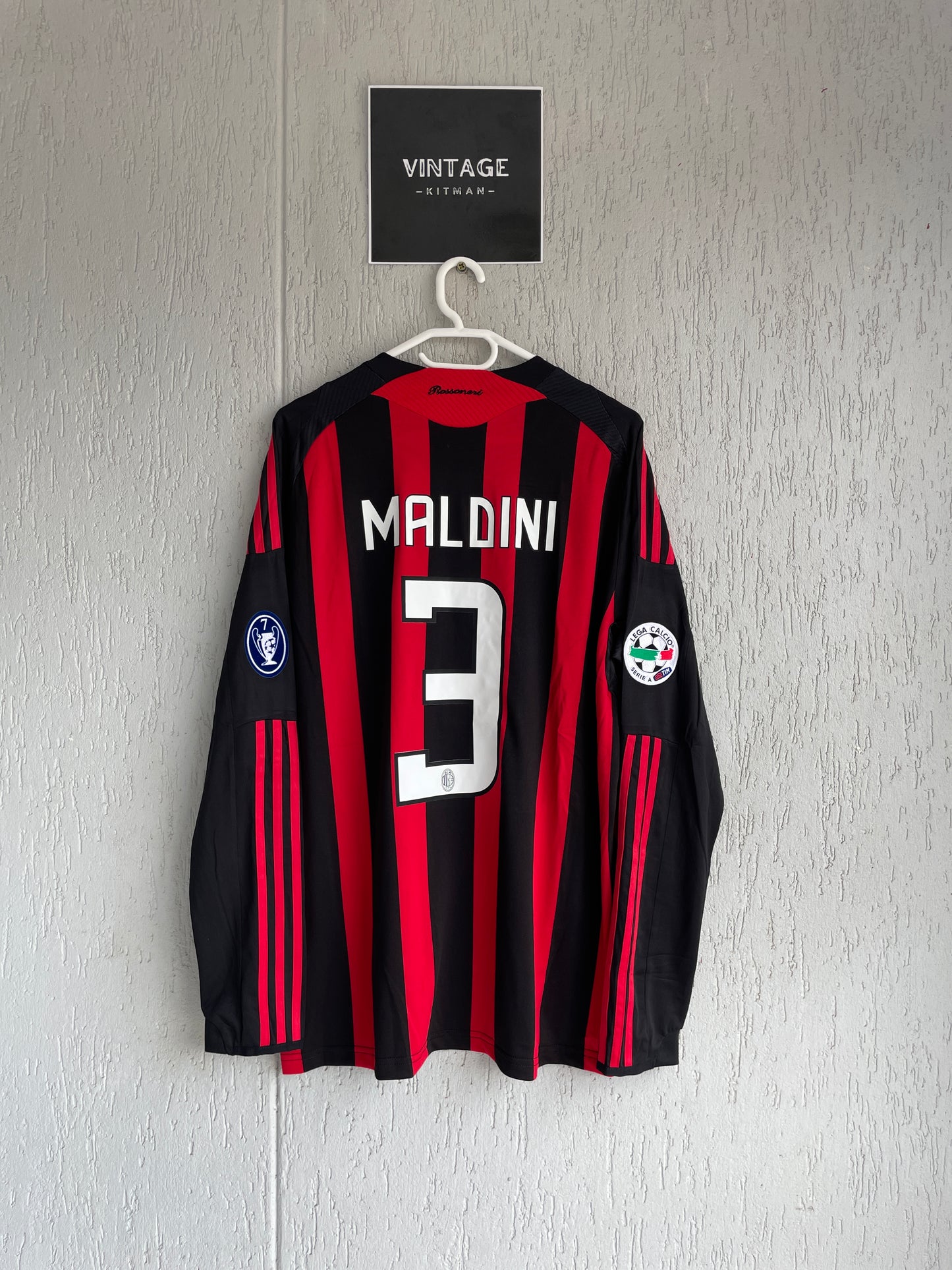 AC Milan 2008/09 Home Long Sleeve Jersey