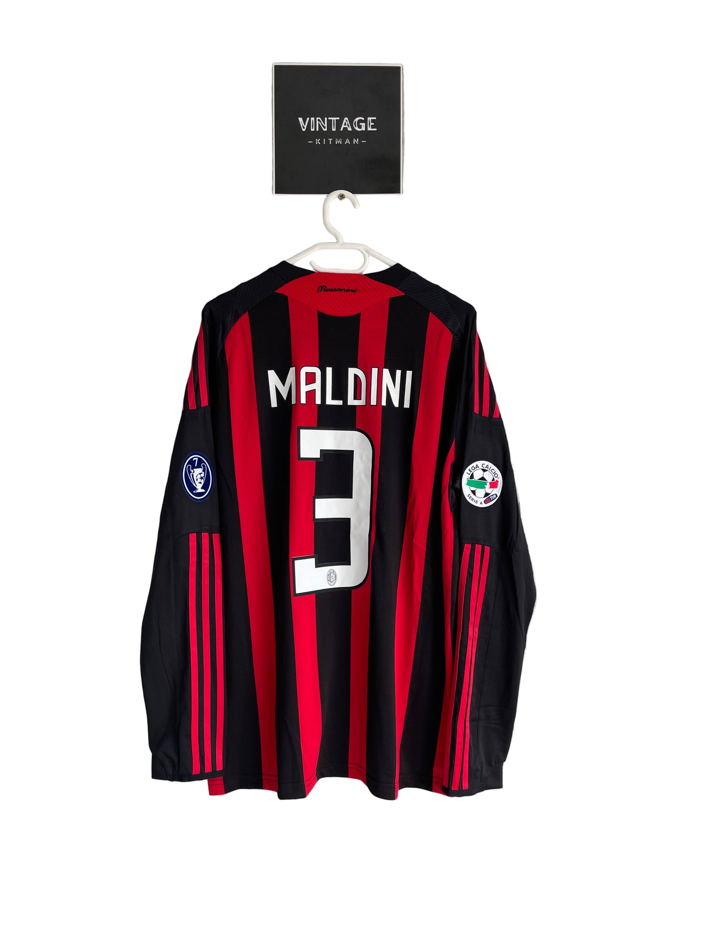 AC Milan 2008/09 Home Long Sleeve Jersey