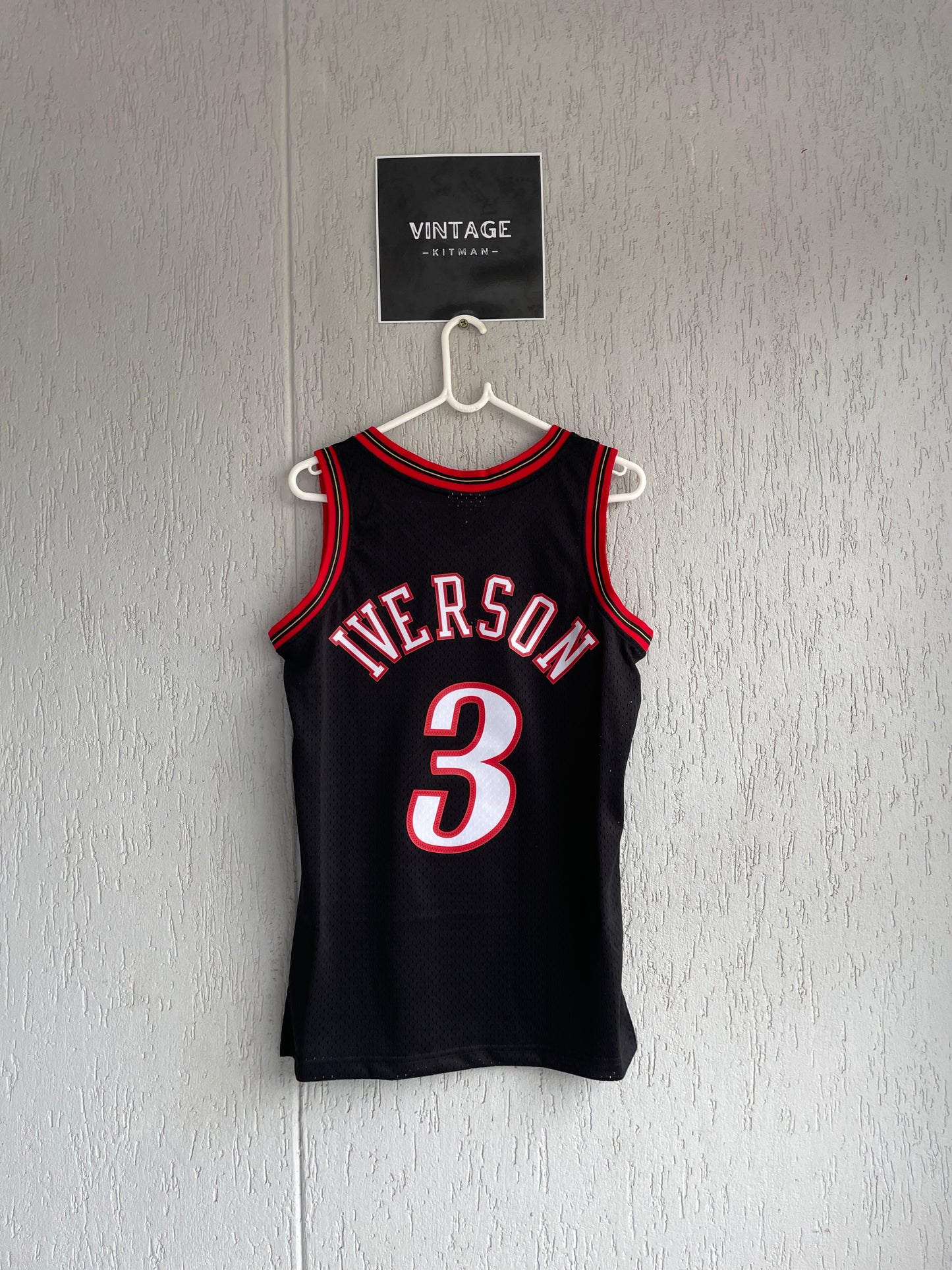 Philadelphia 76ers 1996-97 #3 ALLEN IVERSON Mitchell & Ness Hardwood Classics NBA Jersey (S)