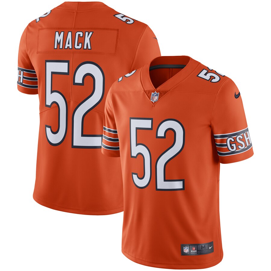 Chicago Bears 2023 Alternate Orange NFL Jersey