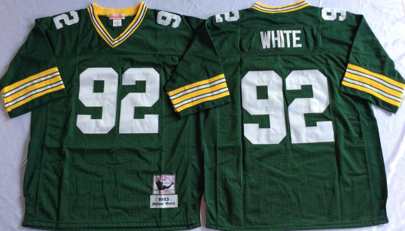 Green Bay Packers #92 Reggie WHITE Mitchell & Ness Green Legacy NFL Jersey