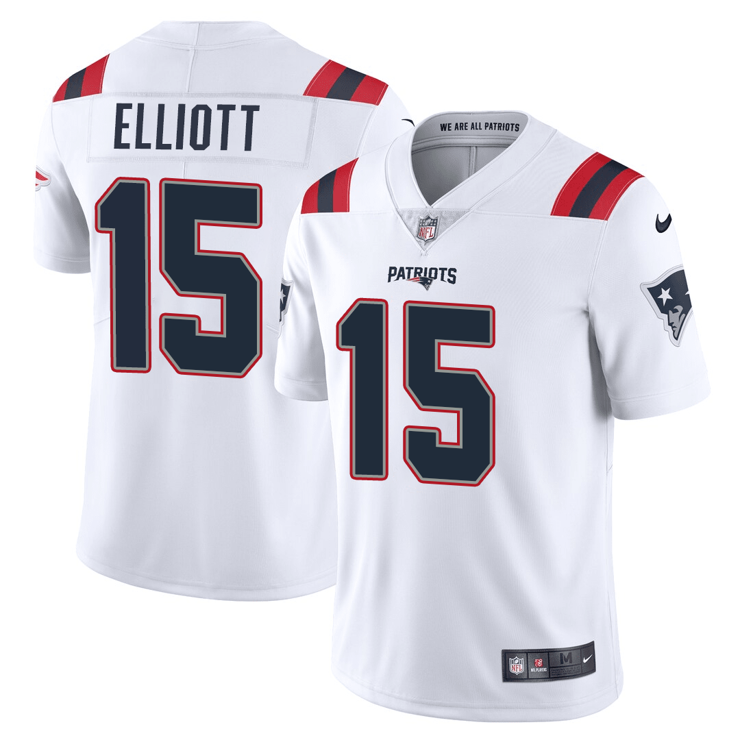New England Patriots 2023 Away White NFL Jersey