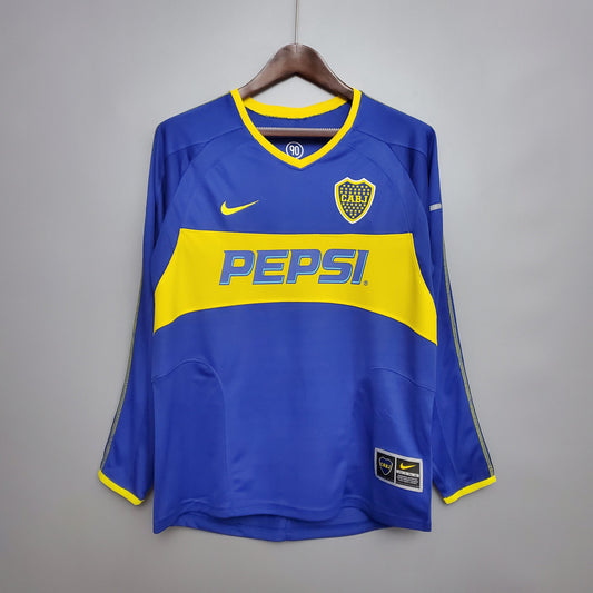 Boca Juniors 2003-04 Home Long Sleeve Jersey