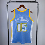 Denver Nuggets 2003-04 Carmelo Anthony Blue Mitchell & Ness Hardwood Classics Swingman Jersey