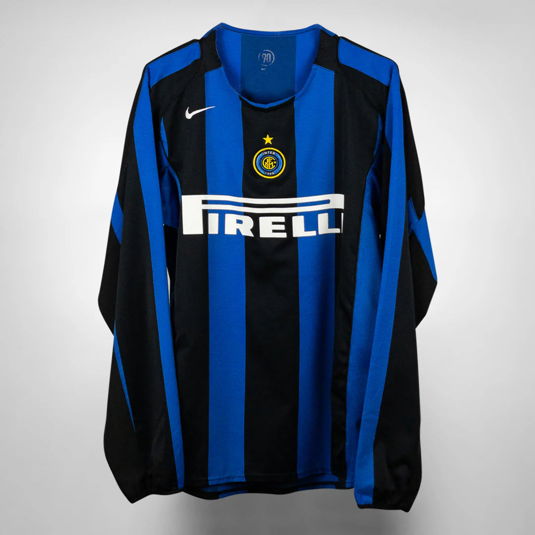 Inter Milan 2004/05 Home Long Sleeve Jersey