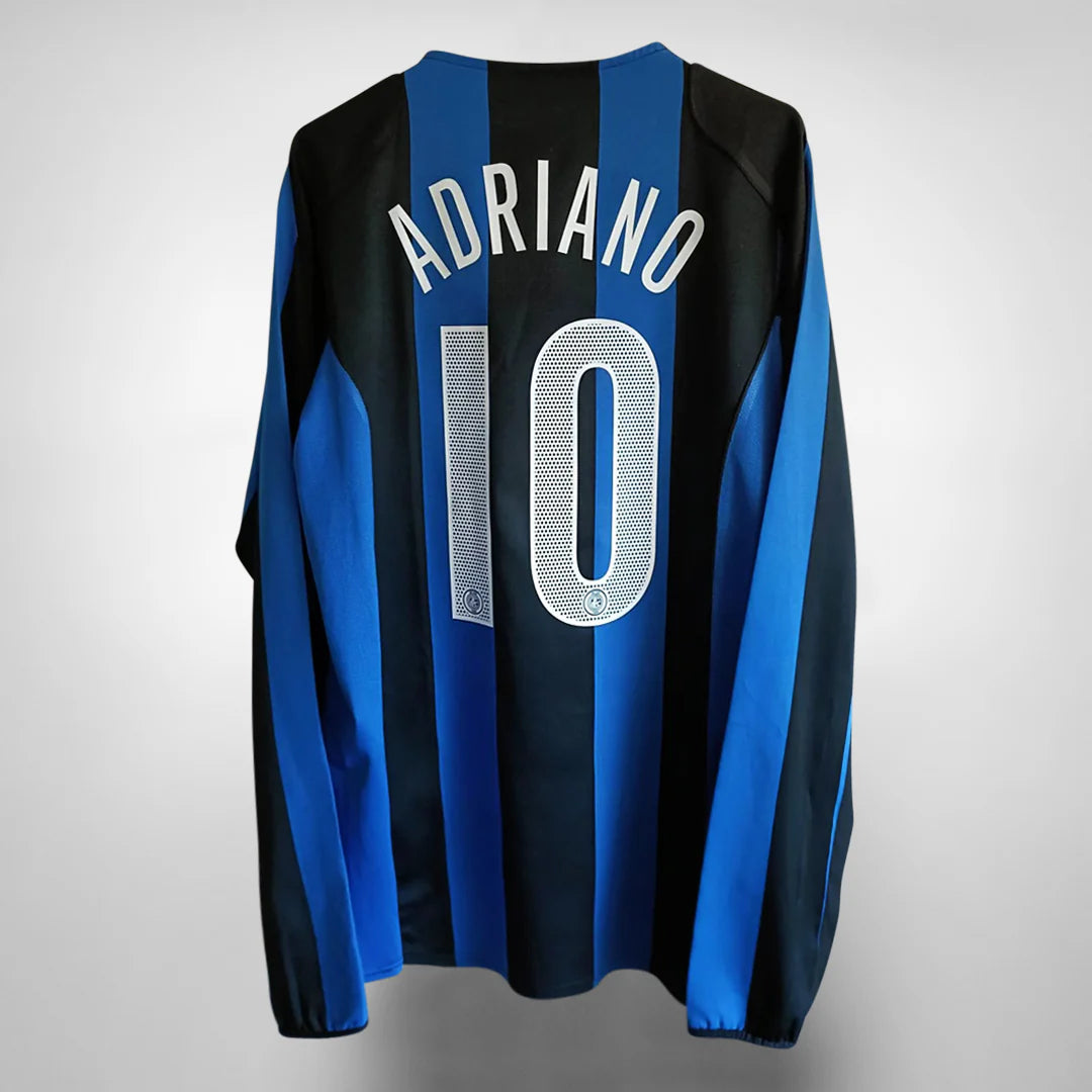 Inter Milan 2004/05 Home Long Sleeve Jersey