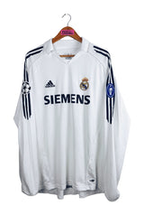 Real Madrid 2005/06 Home Long Sleeve Jersey