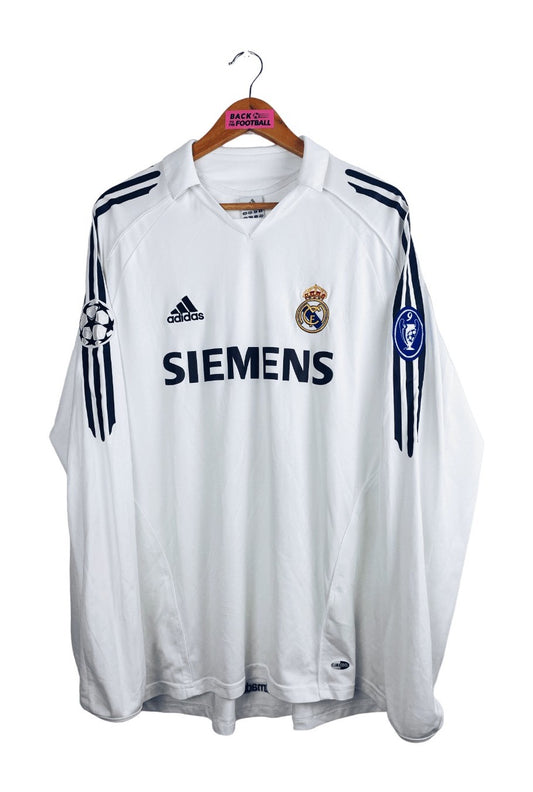 Real Madrid 2005/06 Home Long Sleeve Jersey