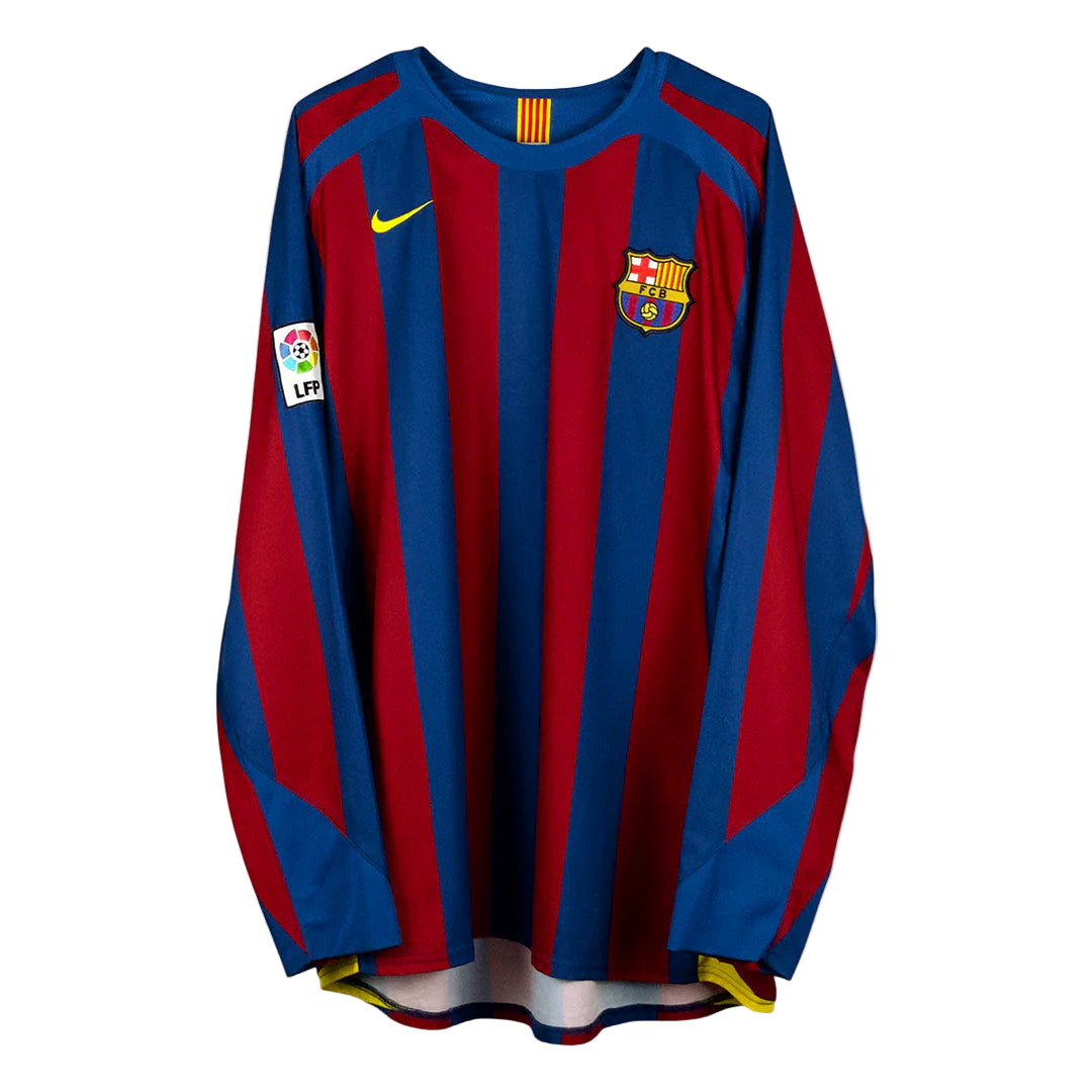 Barcelona 2005/06 Home Long Sleeve Jersey