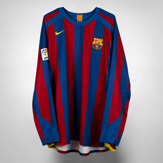 Barcelona 2005/06 Home Long Sleeve Jersey