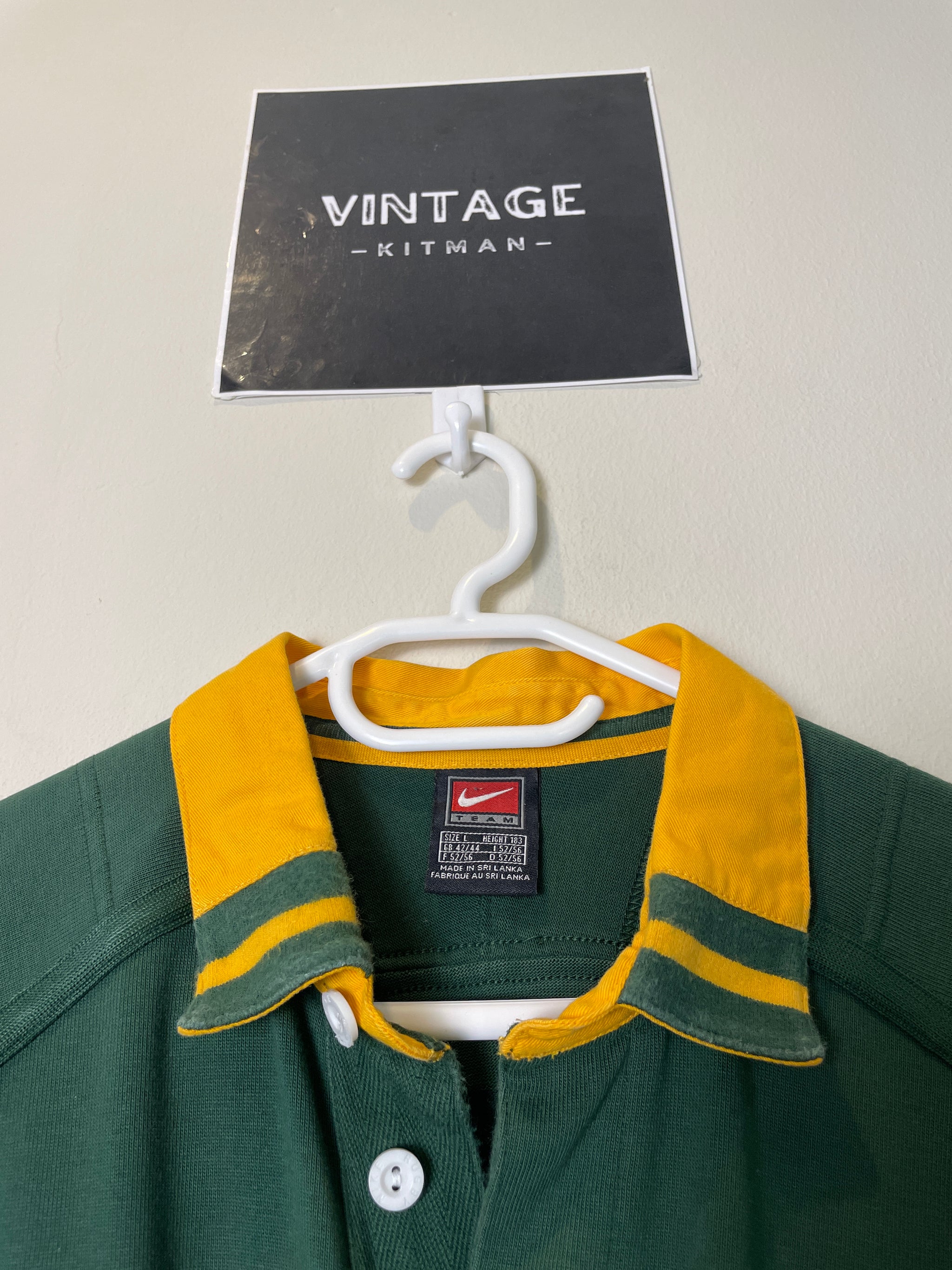 1999 Springboks Home Nike Retro Long Sleeve Rugby Jersey *Original* L 10/10