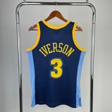 Denver Nuggets 2006-07 Allen Iverson Blue Mitchell & Ness Hardwood Classics Swingman Jersey
