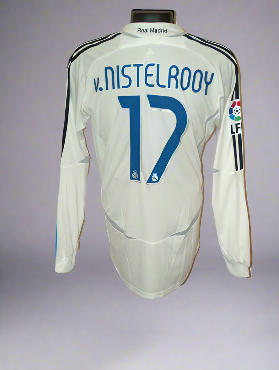 Real Madrid 2006/07 Home Long Sleeve Jersey