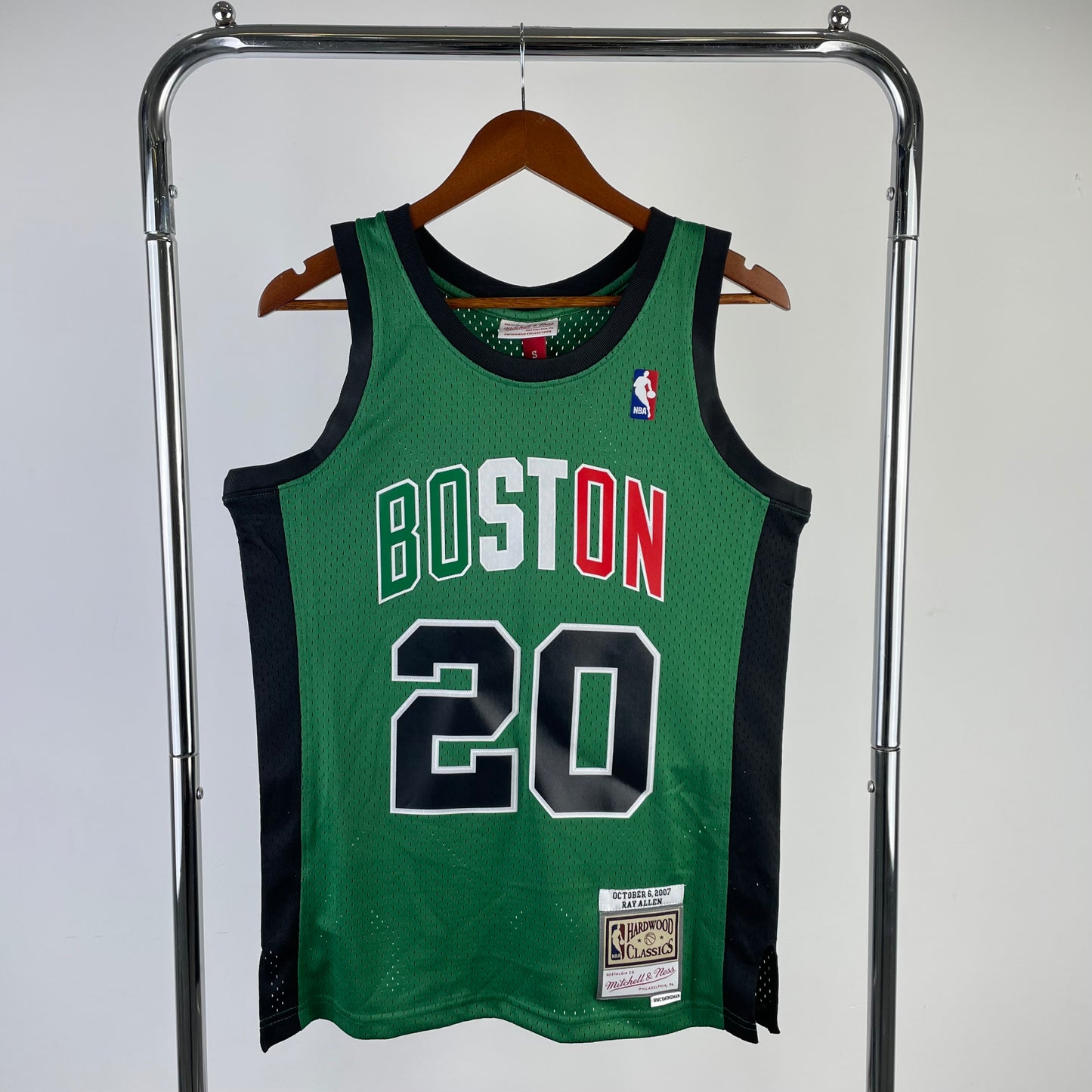 Boston Celtics 2007-08 Ray Allen Europe Live Tour Mitchell & Ness Swingman Jersey
