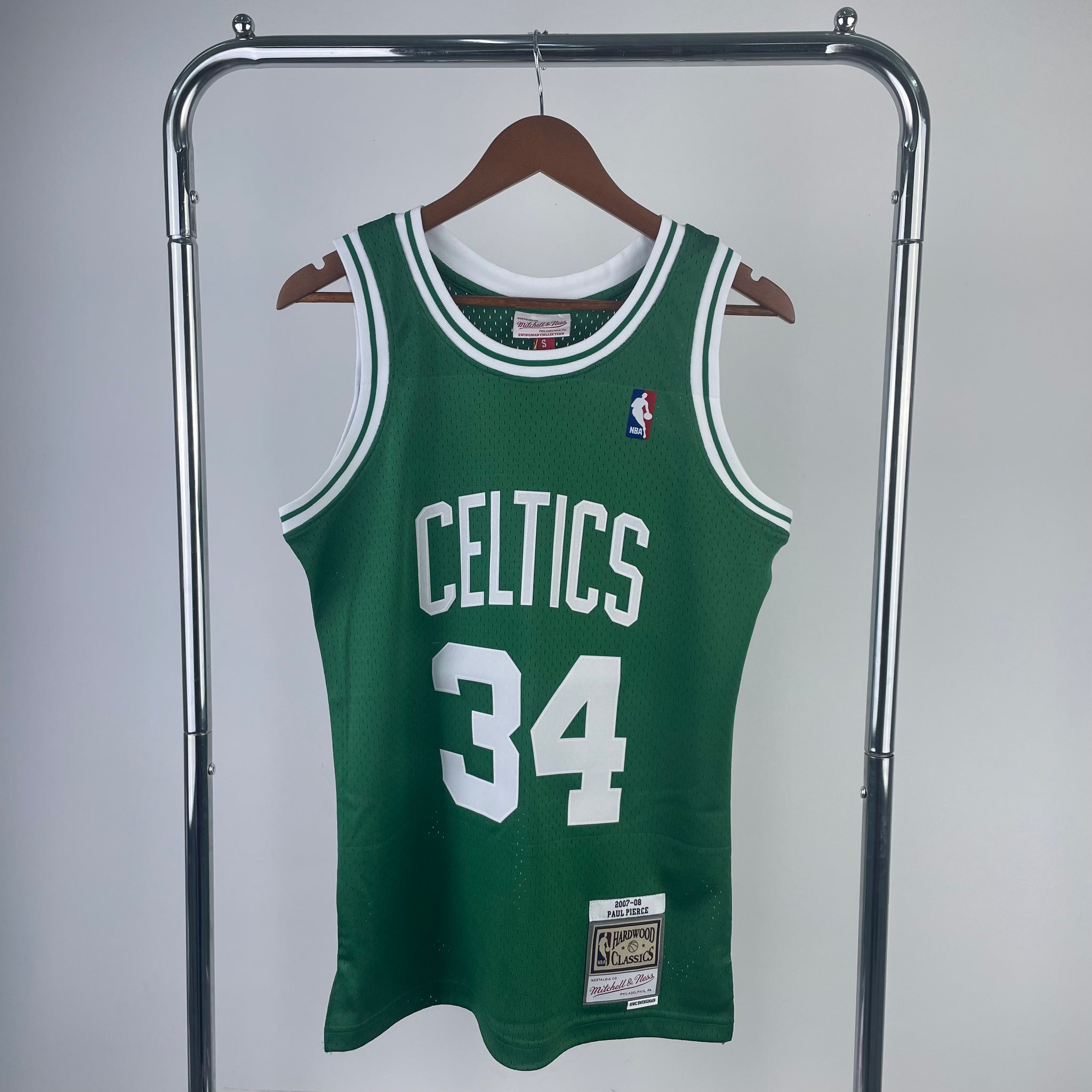 Boston Celtics 2007-08 Paul Pierce Green Mitchell & Ness Swingman Jersey