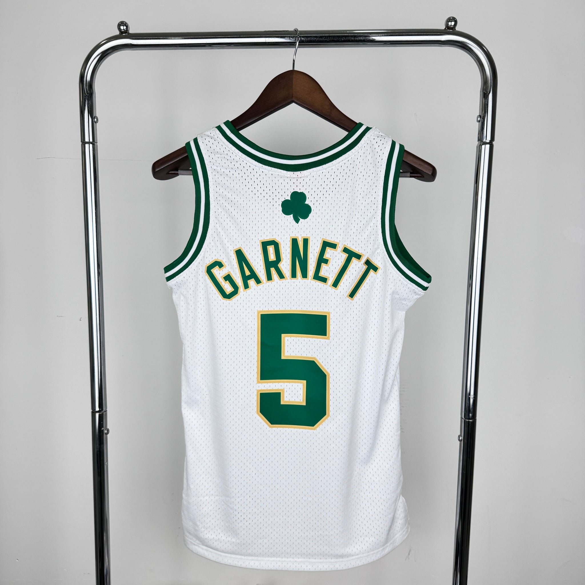 Boston Celtics October 28 2008 Kevin Garnett White Mitchell & Ness Swingman Jersey