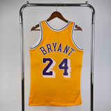 Los Angeles Lakers 2007-08 Kobe Bryant Gold Mitchell & Ness Hardwood Classics Swingman Jersey