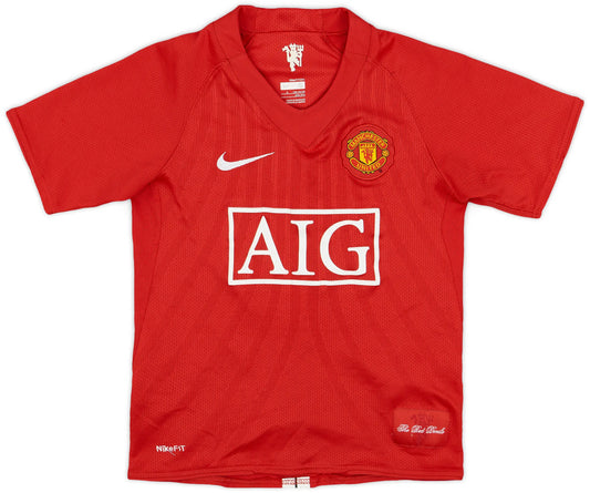 Manchester United Kids 2007/08 Home Jersey