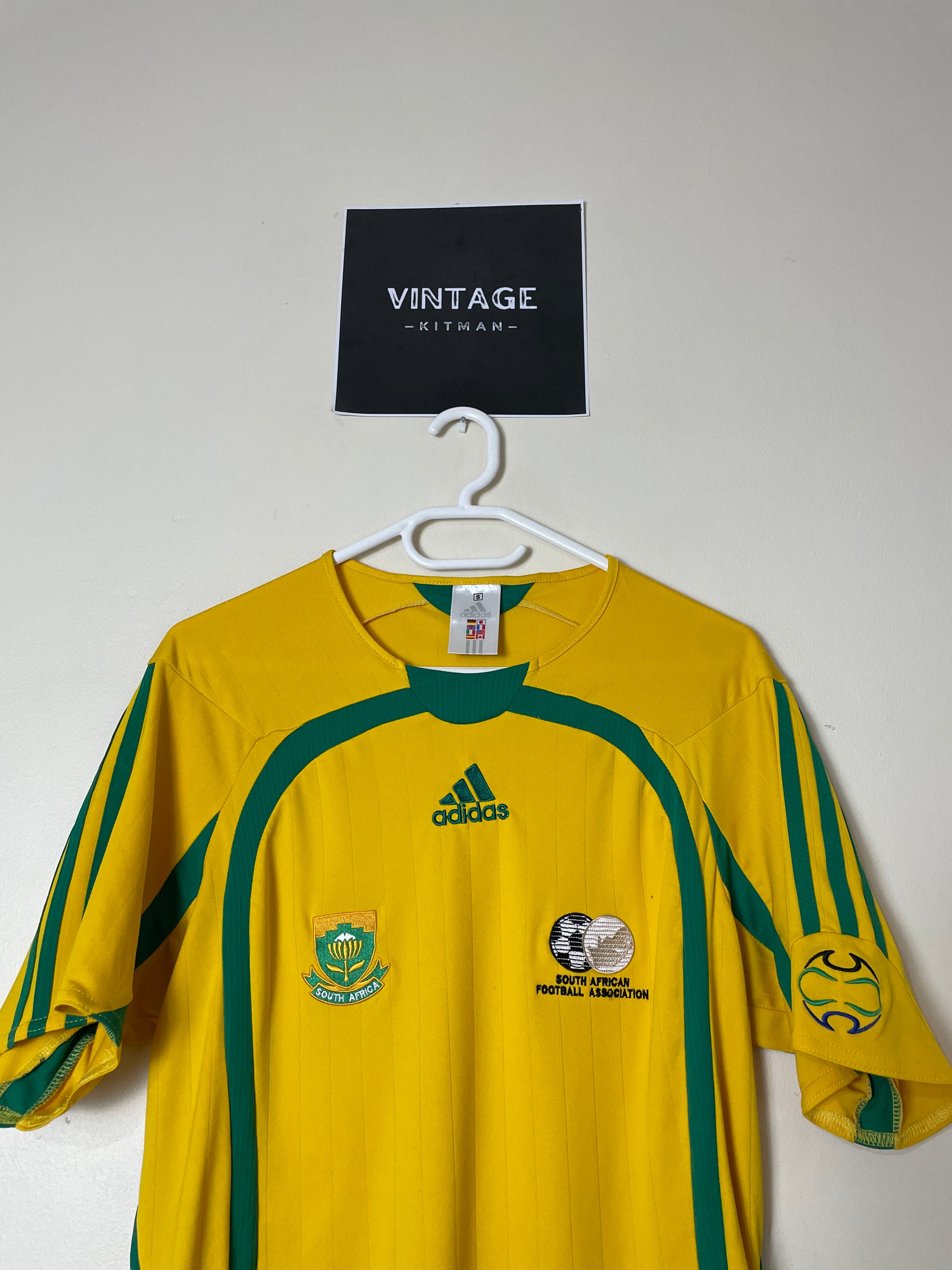 2006 Bafana Bafana Home Retro Jersey *Original* Large & Small 10/10