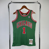 Chicago Bulls 2008-09 Derick Rose Go Green Mitchell & Ness Swingman Jersey