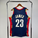 Cleveland Cavaliers 2003-04 Lebron James Mitchell & Ness Navy Hardwood Classics Swingman Jersey