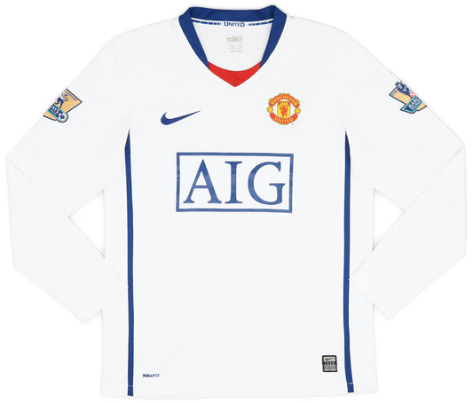 Manchester United 2008/10 Away Long Sleeve Jersey