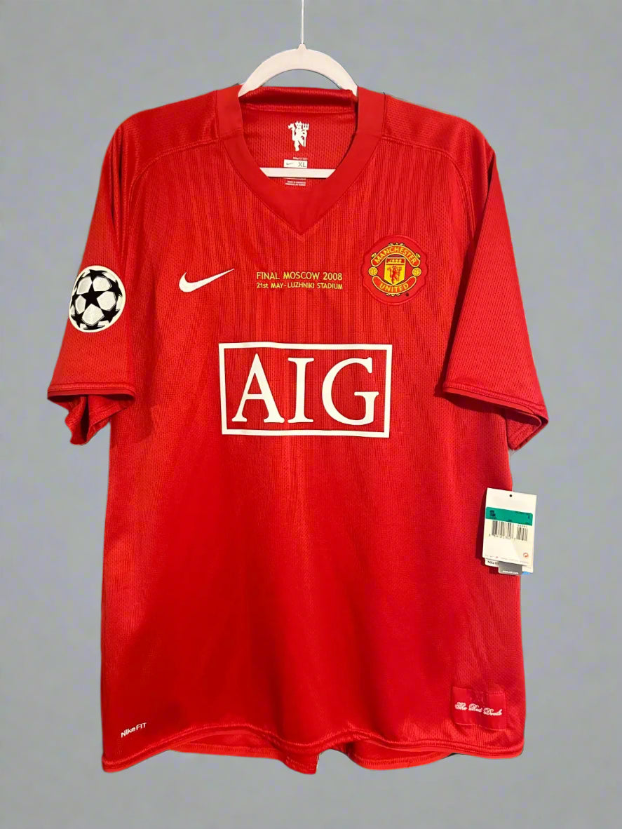 Manchester United 2008 UCL Final Jersey