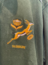 1998/99 Springboks Home Nike Retro Long Sleeve Rugby Jersey *Original* XL 9/10