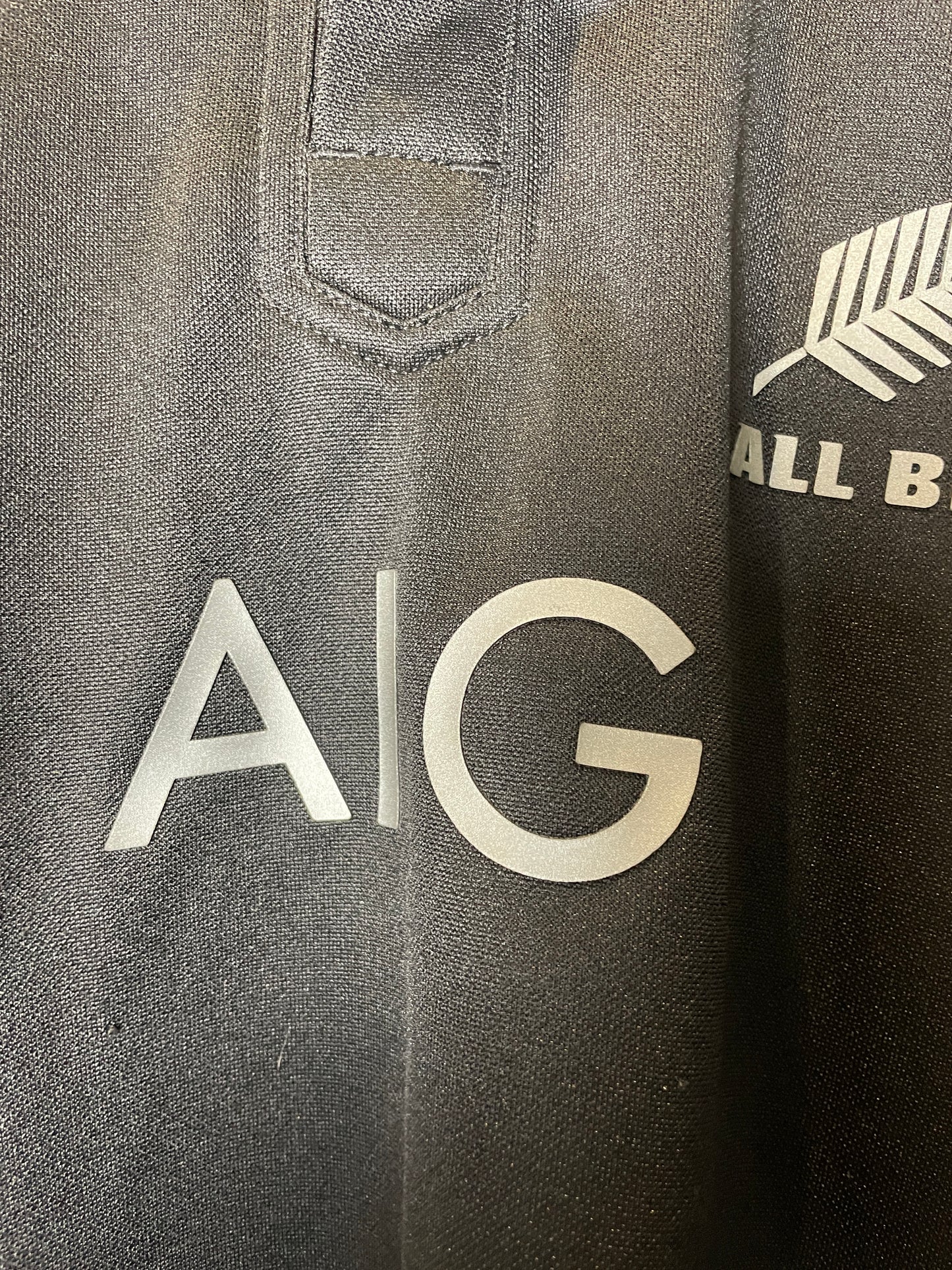 2014/15 All Blacks Home Adidas Retro Rugby Jersey *Original* L 10/10