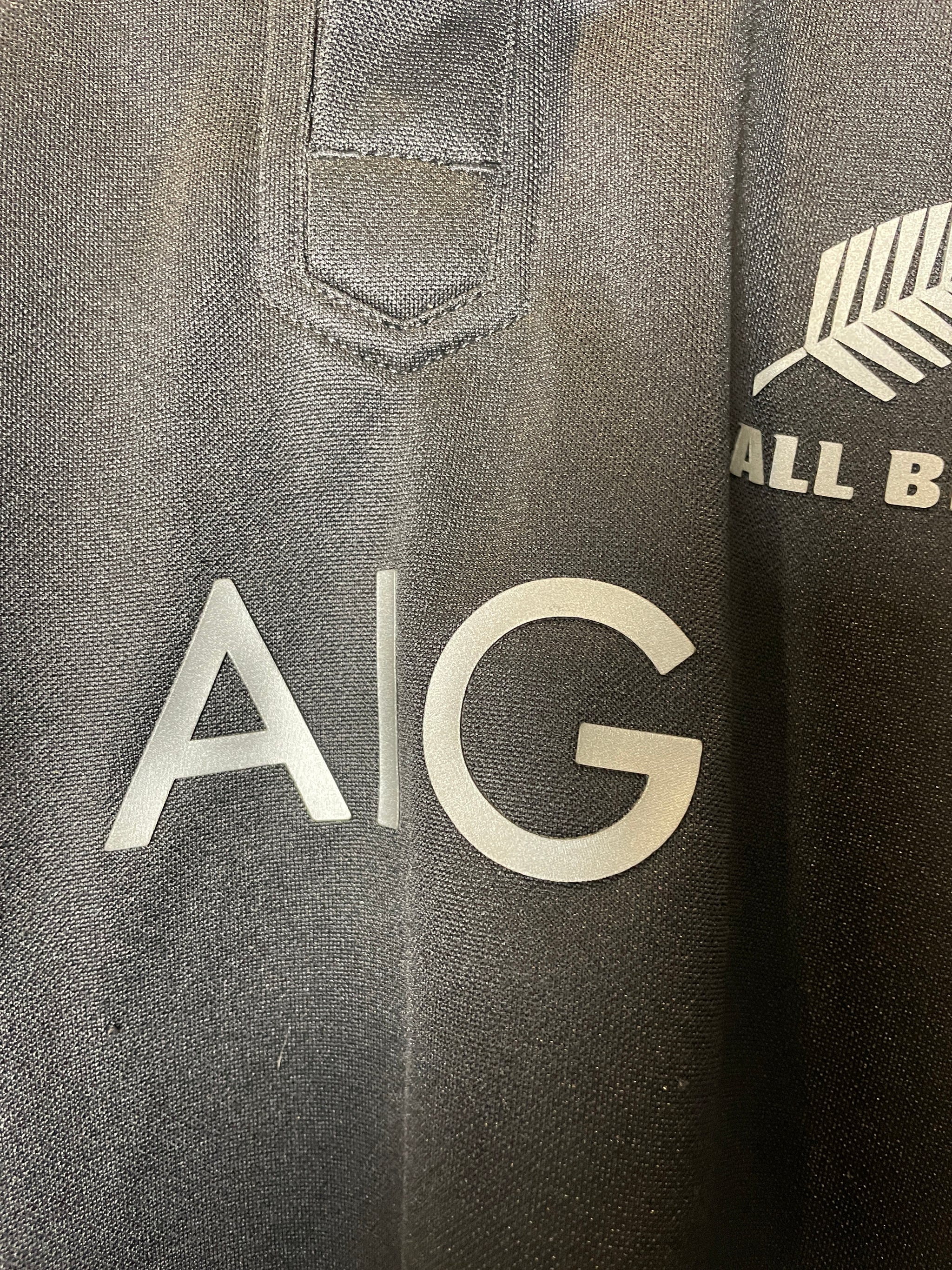 2014/15 All Blacks Home Adidas Retro Rugby Jersey *Original* L 10/10