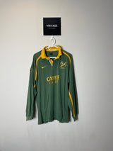 2002 Springboks Home Nike Retro Long Sleeve Rugby Jersey *Original* XL 7/10