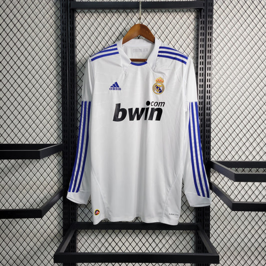 Real Madrid 2010/11 Home Long Sleeve Jersey