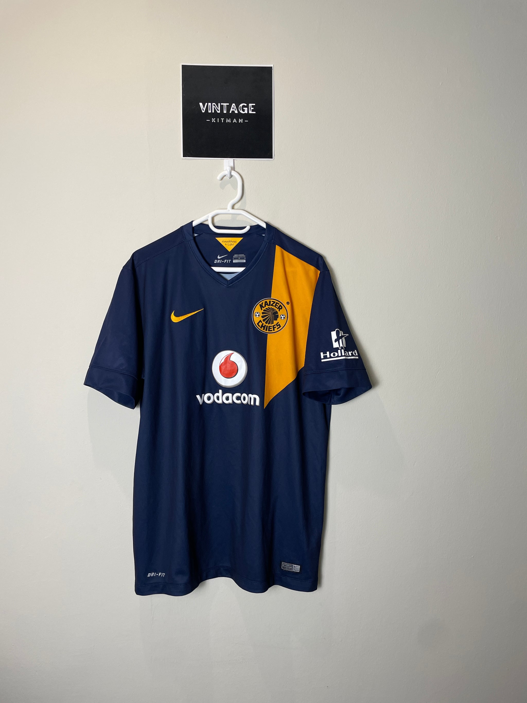 2014/15 Kaizer Chiefs Away Retro Jersey *Original* Large 10/10