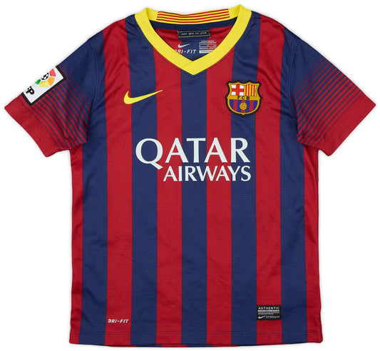 Barcelona Kids 2013/14 Home Jersey