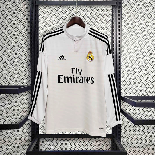 Real Madrid 2014/15 Home Long Sleeve Jersey