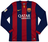 Barcelona 2014/15 Home Long Sleeve Jersey