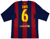 Barcelona 2014/15 Home Long Sleeve Jersey