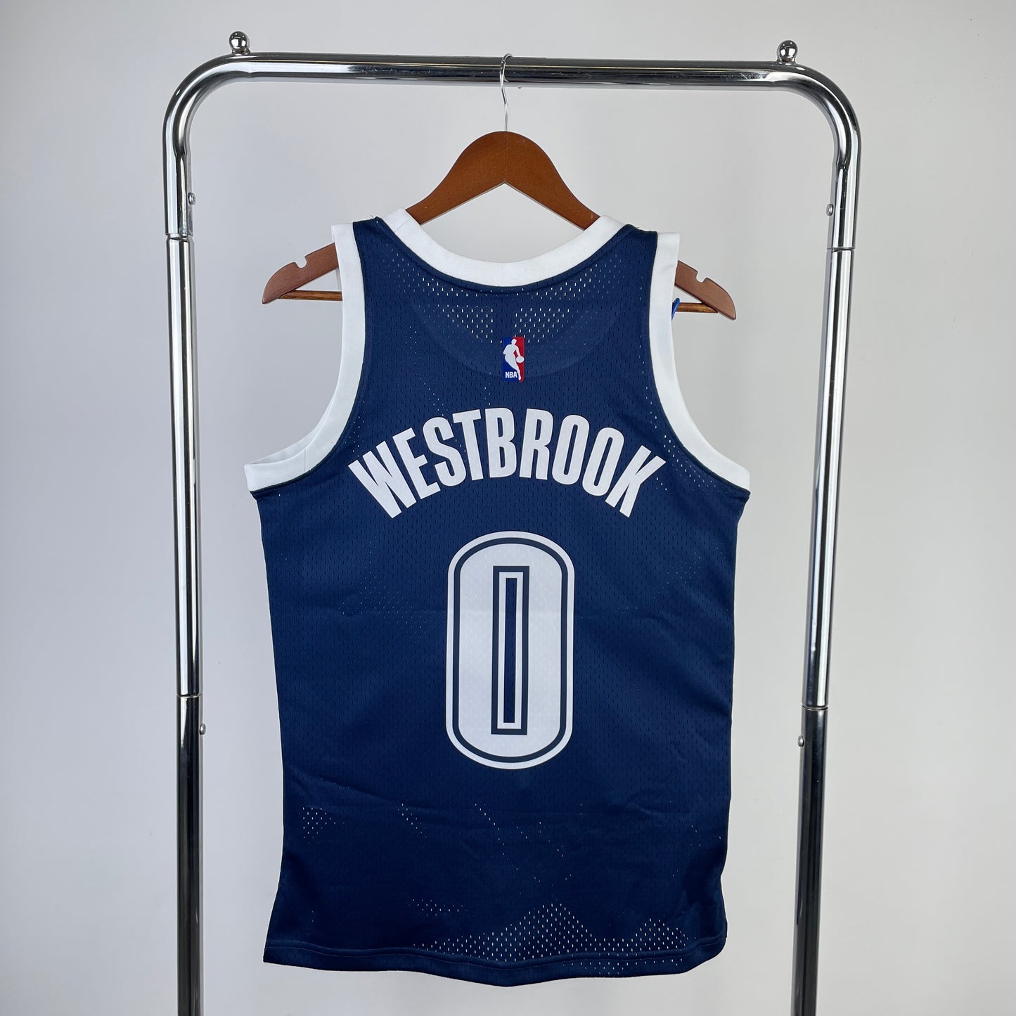 Oklahoma City Thunder 2015-16 Russel Westbrook Blue Mitchell & Ness Hardwood Classics Swingman Jersey